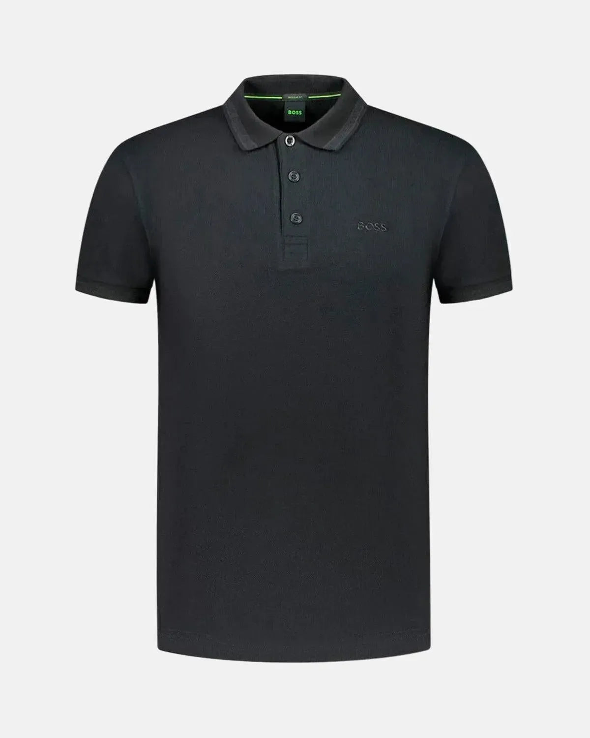 BOSS PADDY POLO SHIRT BLACK TONAL