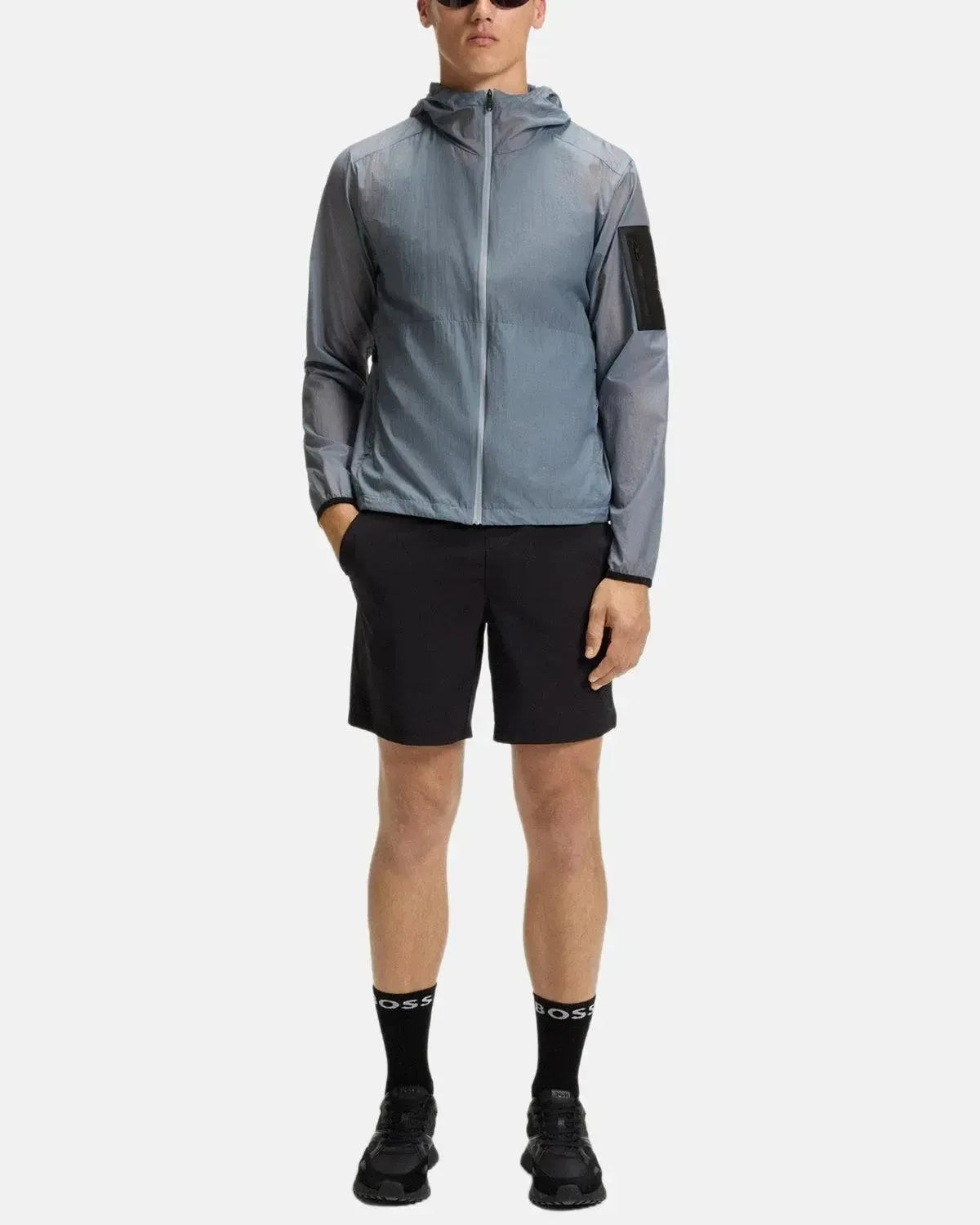 BOSS AIRYNIX LIGHTWEIGHT WATER REPELLENT JACKET GREY